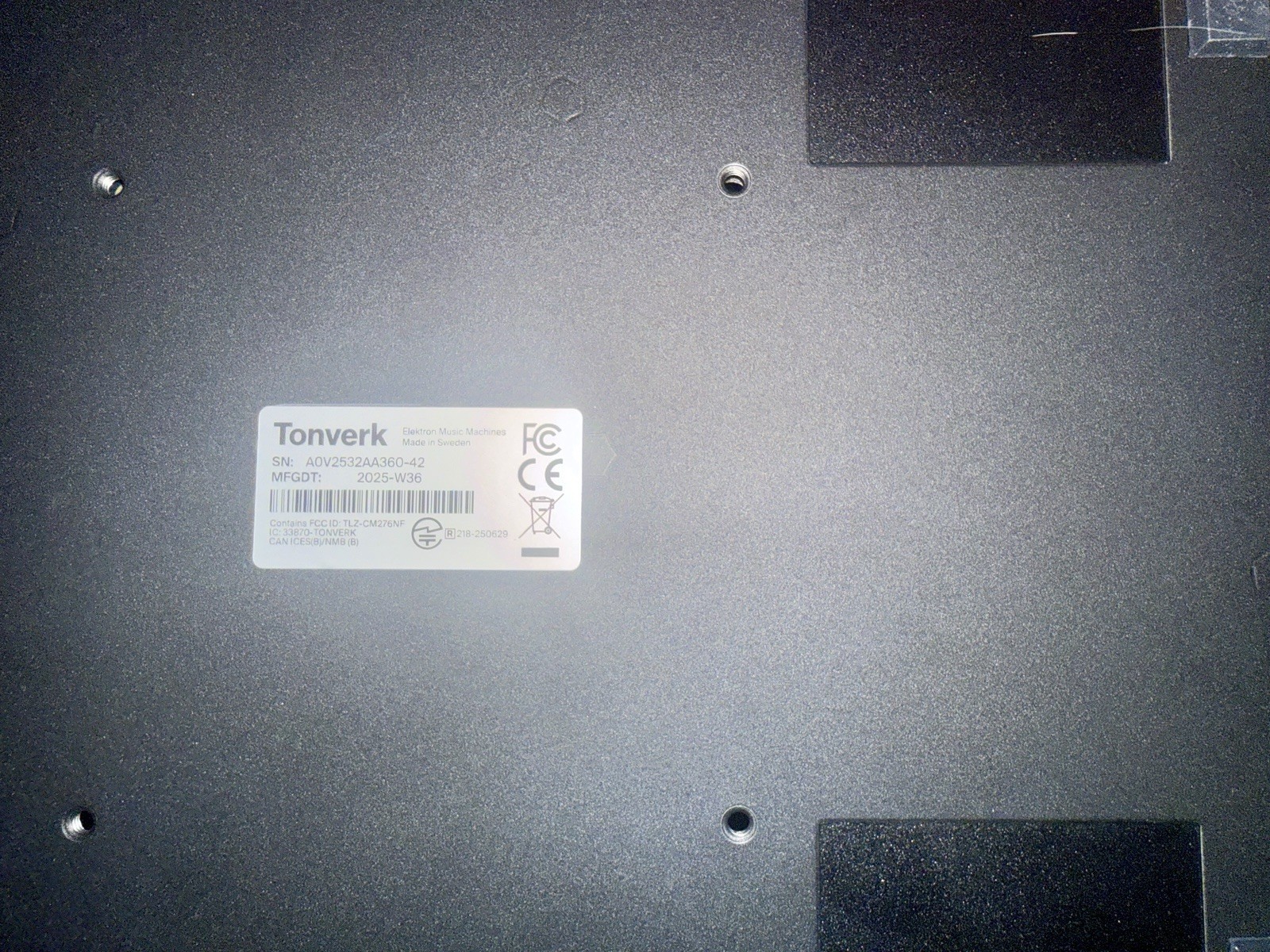 Elektron Tonverk Polyphonic Multisampler and Audio Processor
