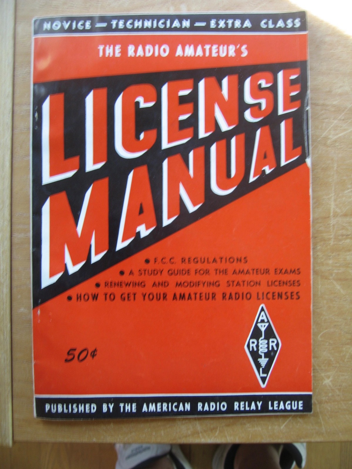 Radio Amateurs License Manual ARRL 1953 (vintage)