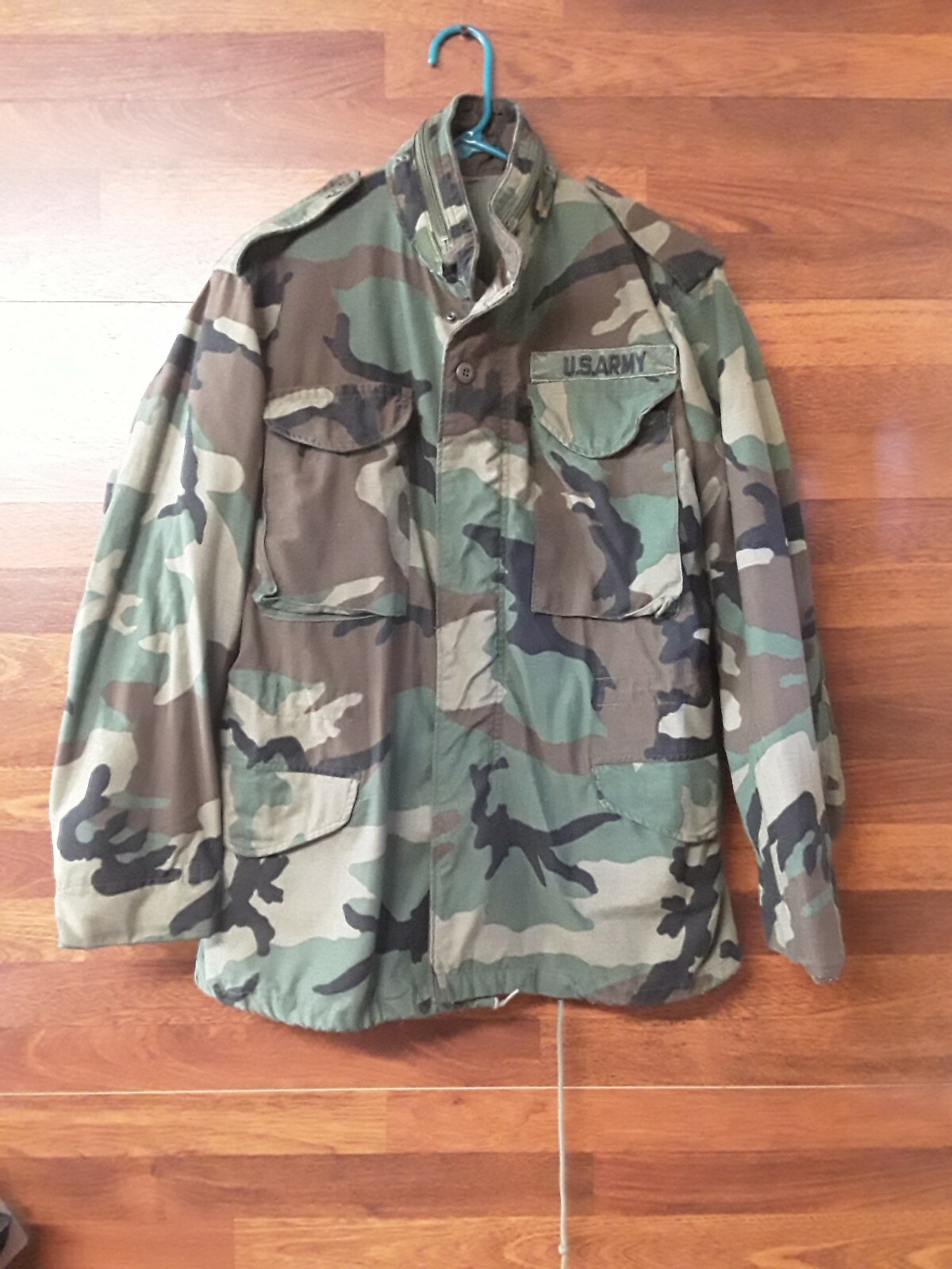 U.S Army Camo Winter Coat Size Small