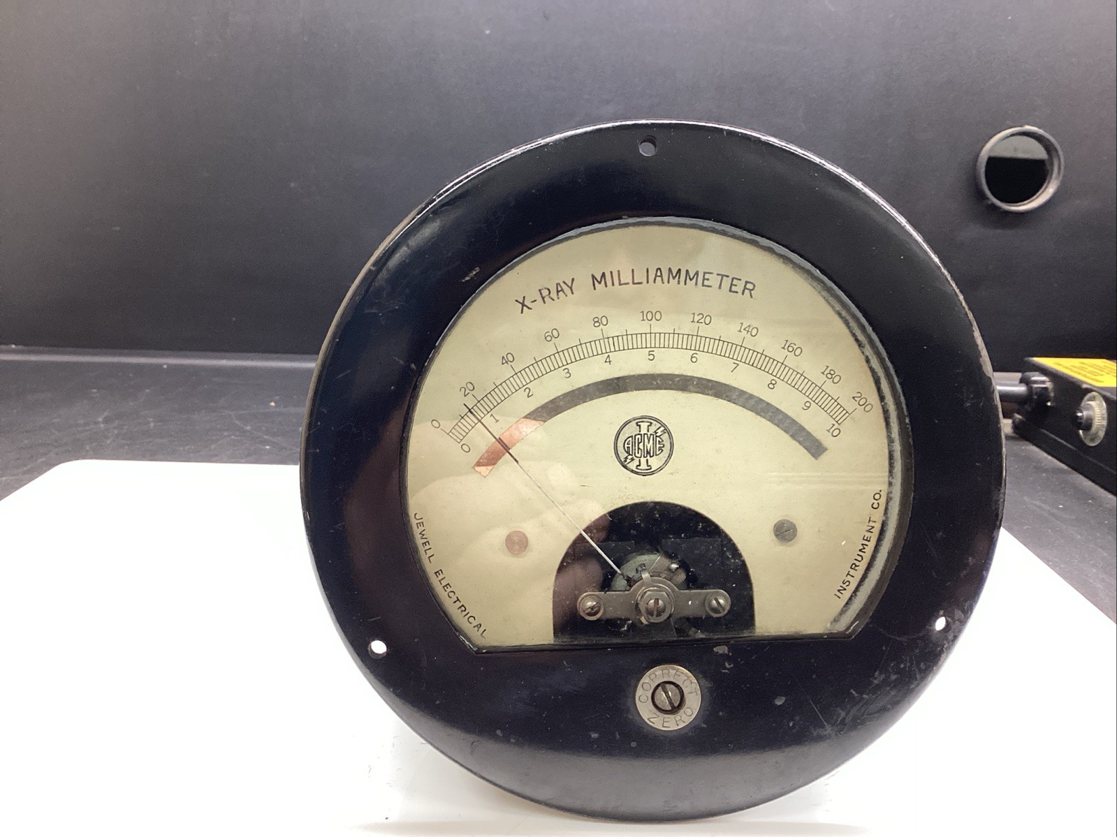 Vintage Jewell Electrical Instrument Company X-Ray Milliammeter