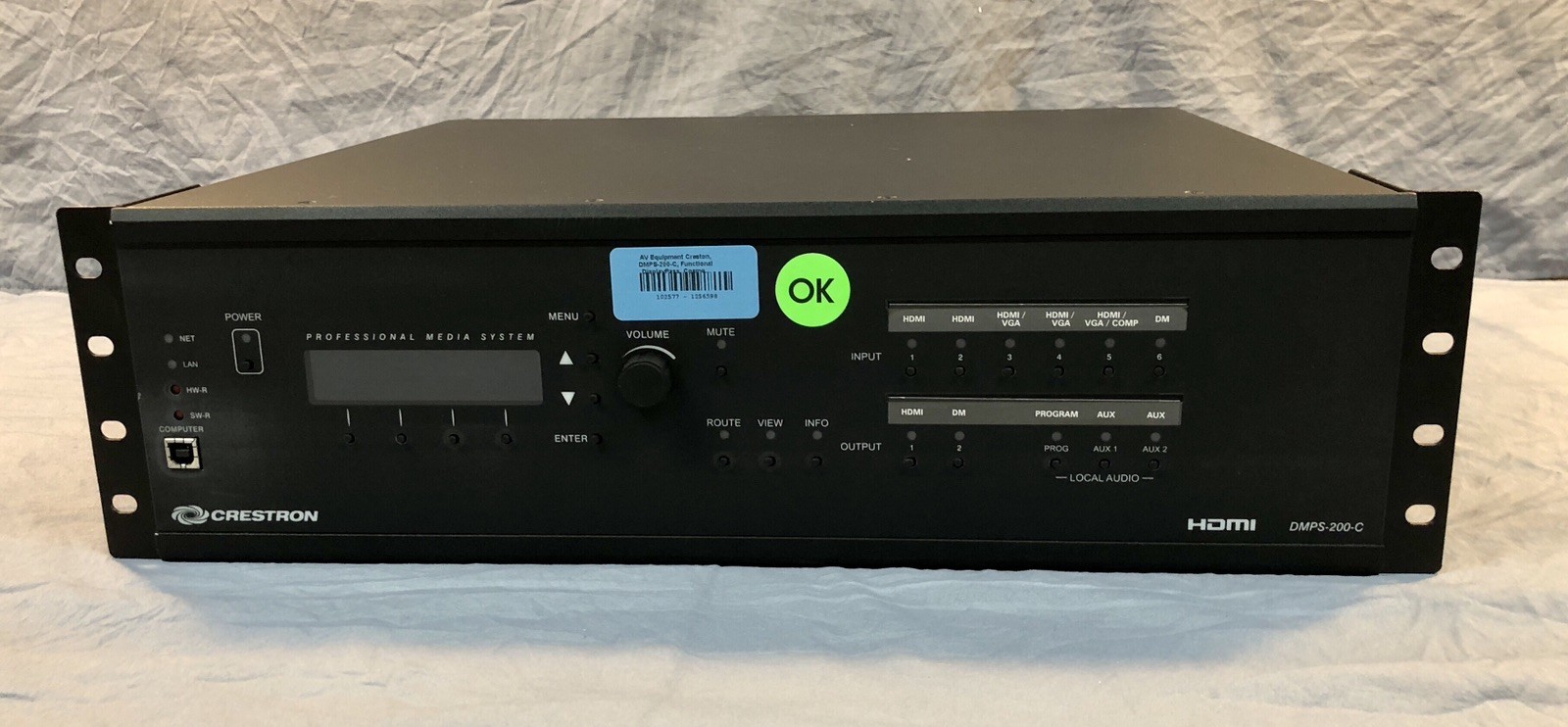 Crestron DMPS-200-C Series HDMI Digital Media Switcher Presentation System