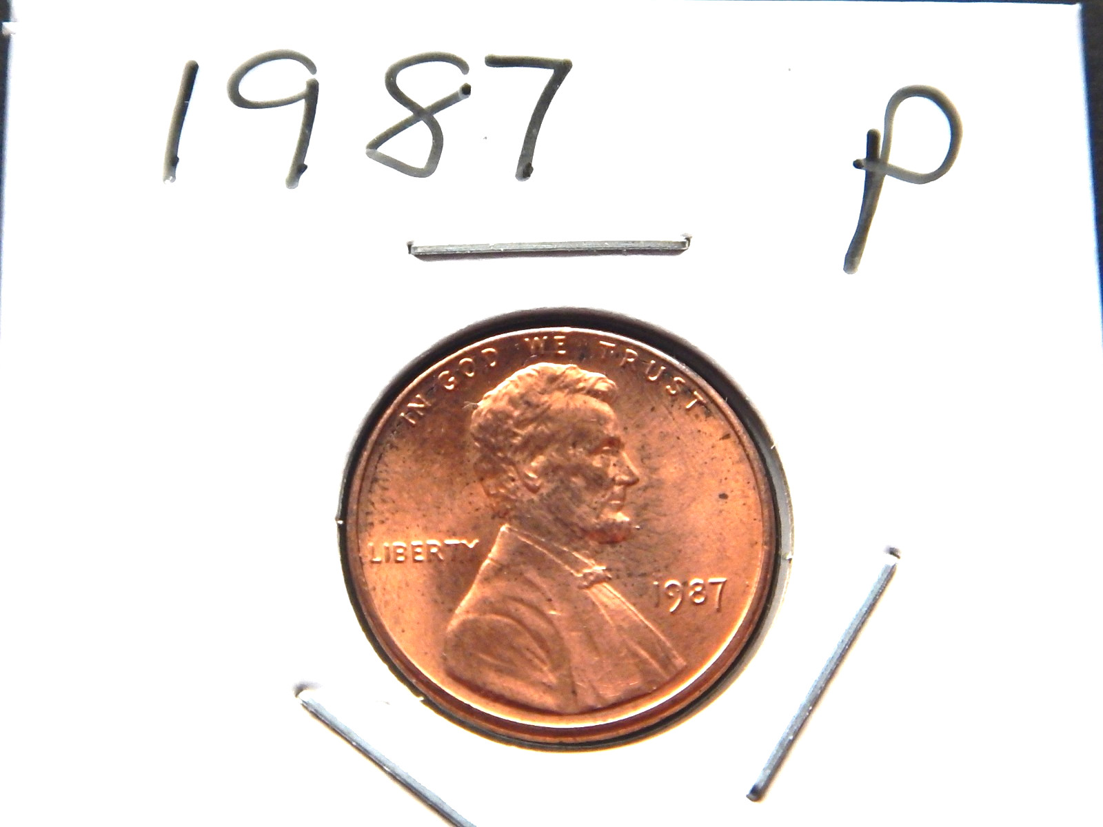 1987 (P) Lincoln Penny