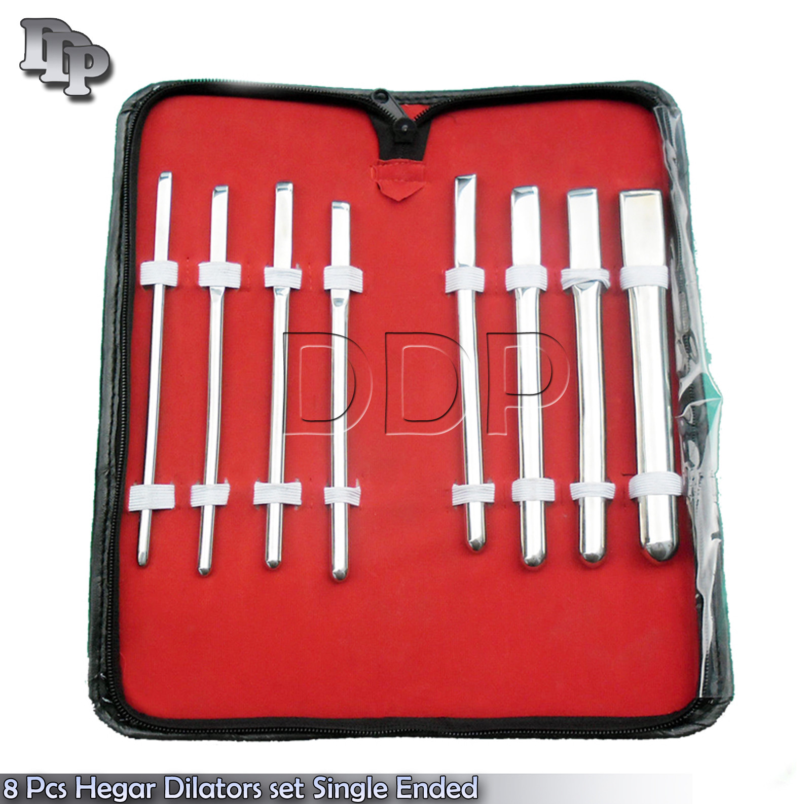 8 Pcs Hegar Dilators set Single Ended surgical instruments