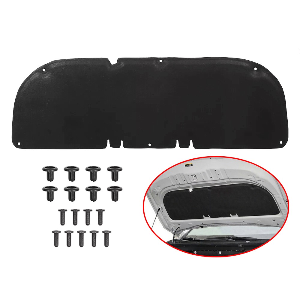 For Toyota RAV4 2019-2024 Cotton Hood Engine Sound Heat Insulation Pad Black New