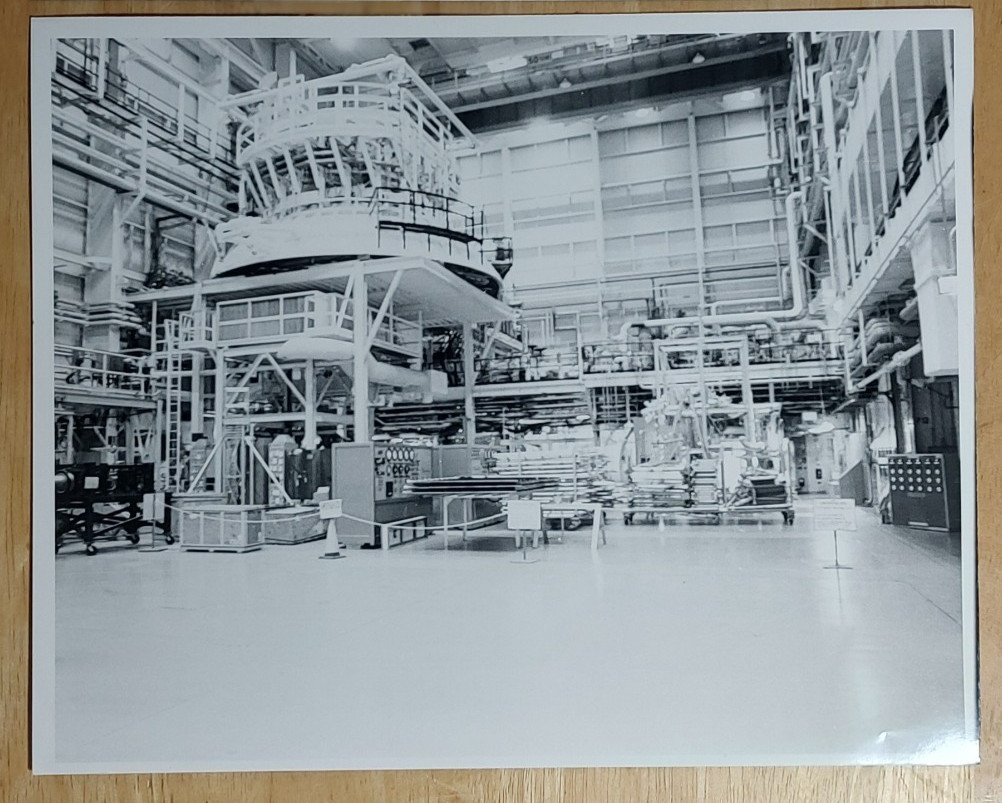 NASA Orig Vintage 1970s Black & White Photo Johnson Space Center  20Foot Chamber