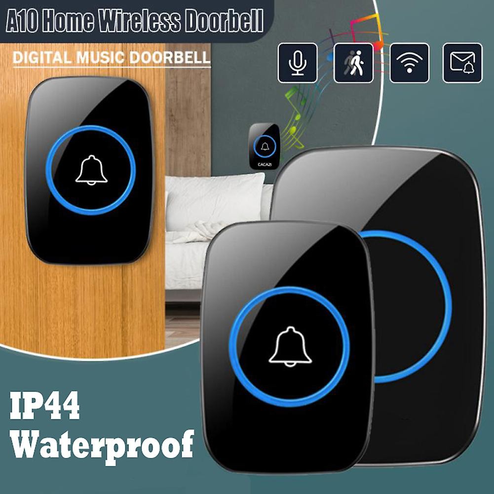 1000FT Wireless Doorbell Waterproof 1 Plugin Receiver Adjustable Volume 38 Chime