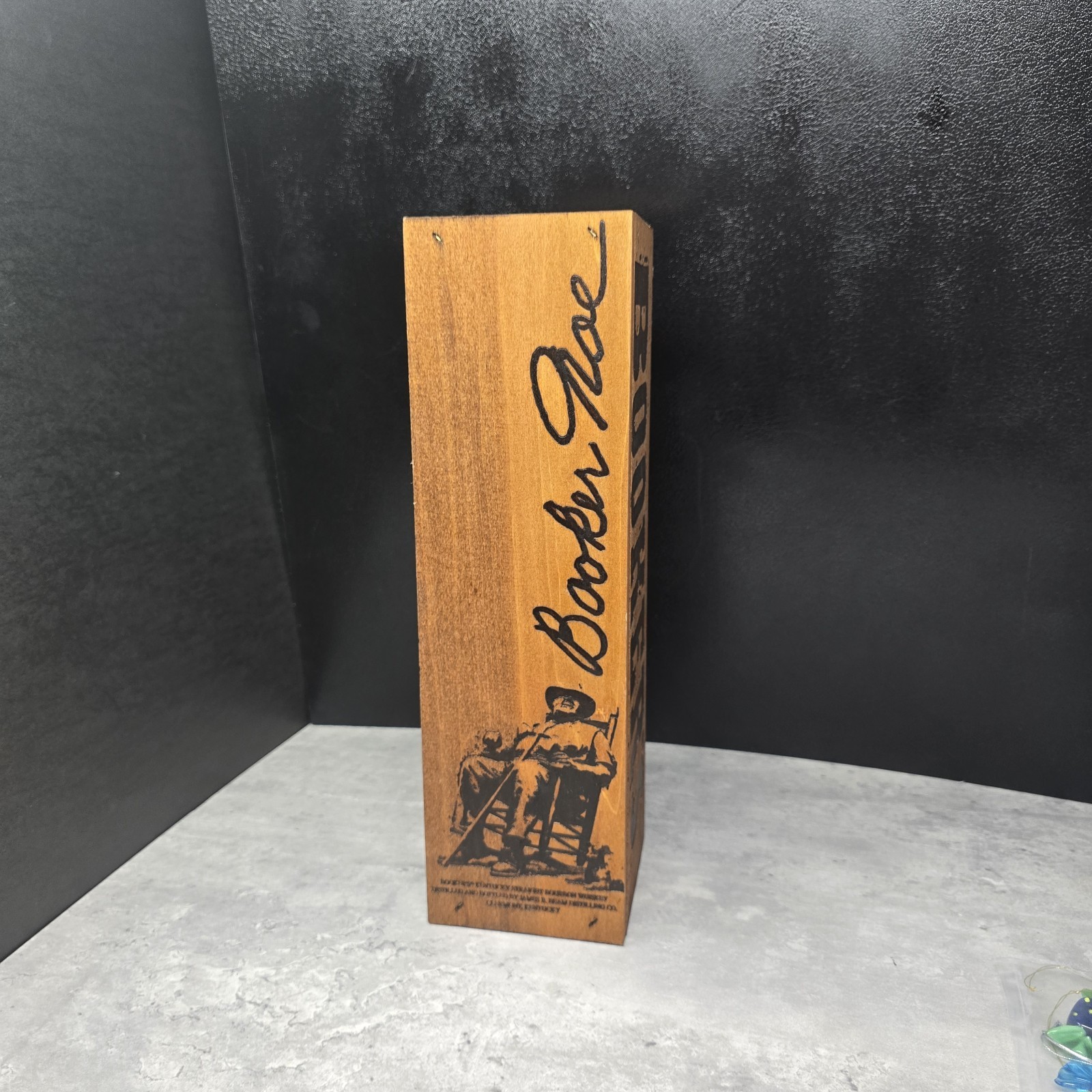 Booker's Small Batch Bourbon Collection Sliding Window *Empty* Wooden Box