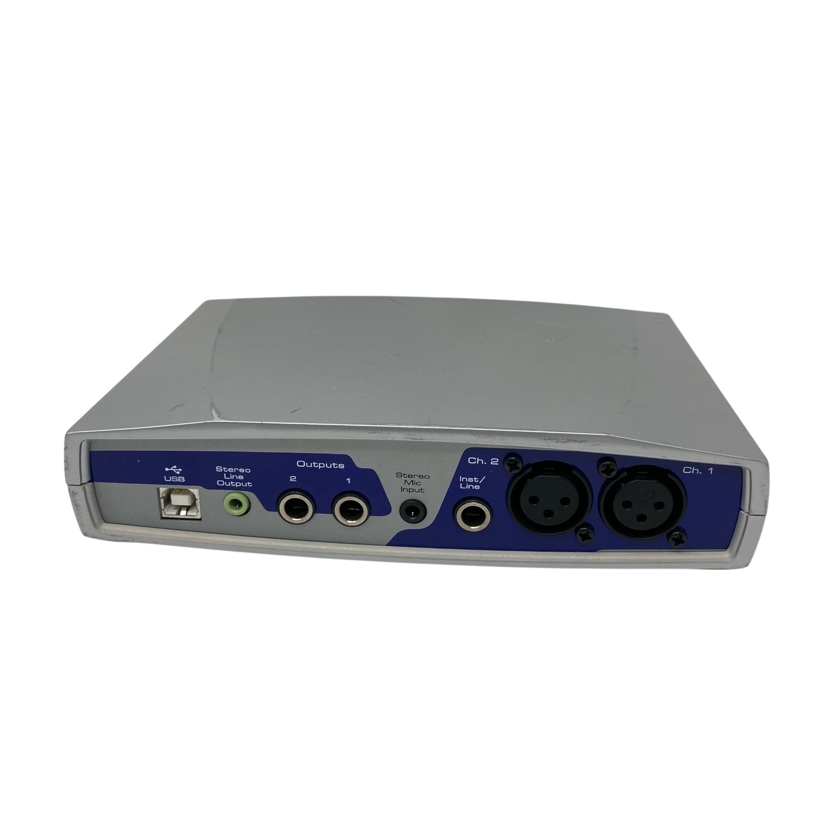 M-Audio MobilePre USB Audio Interface Silver Mobile Recording Preamp