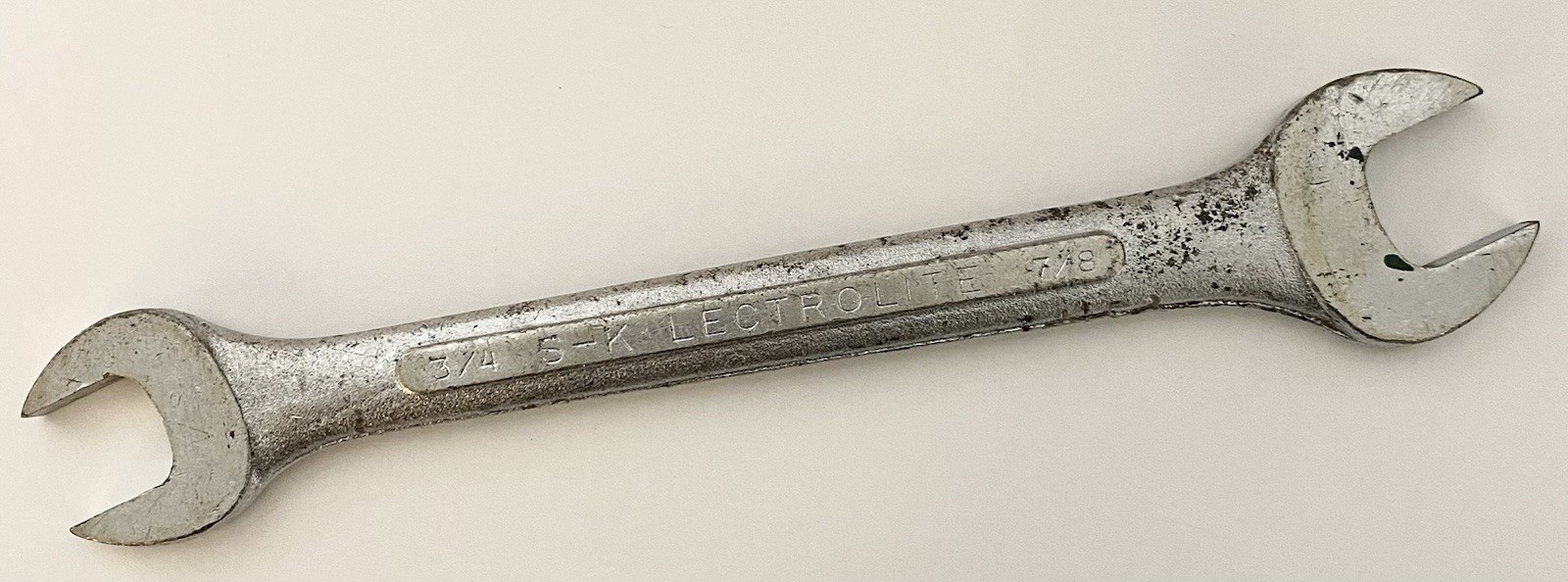 SK Tools Lectrolite 3/4” x 7/8” Open End Wrench USA