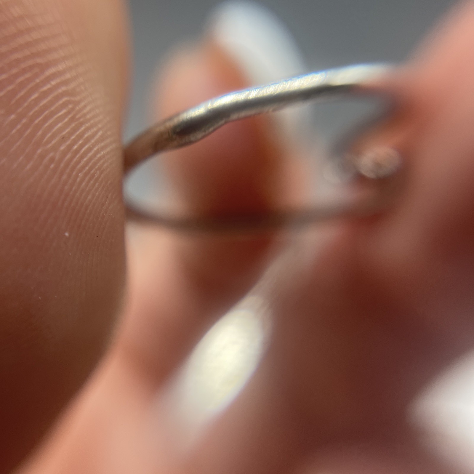 Stunning Unique Handmade 925 Sterling Silver Stackable Band Ring #B87