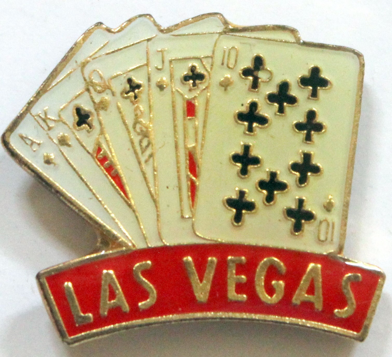 Las Vegas Cards Pin Hat Lapel Casino Cards Shirt Gift Blackjack Poker Gambling