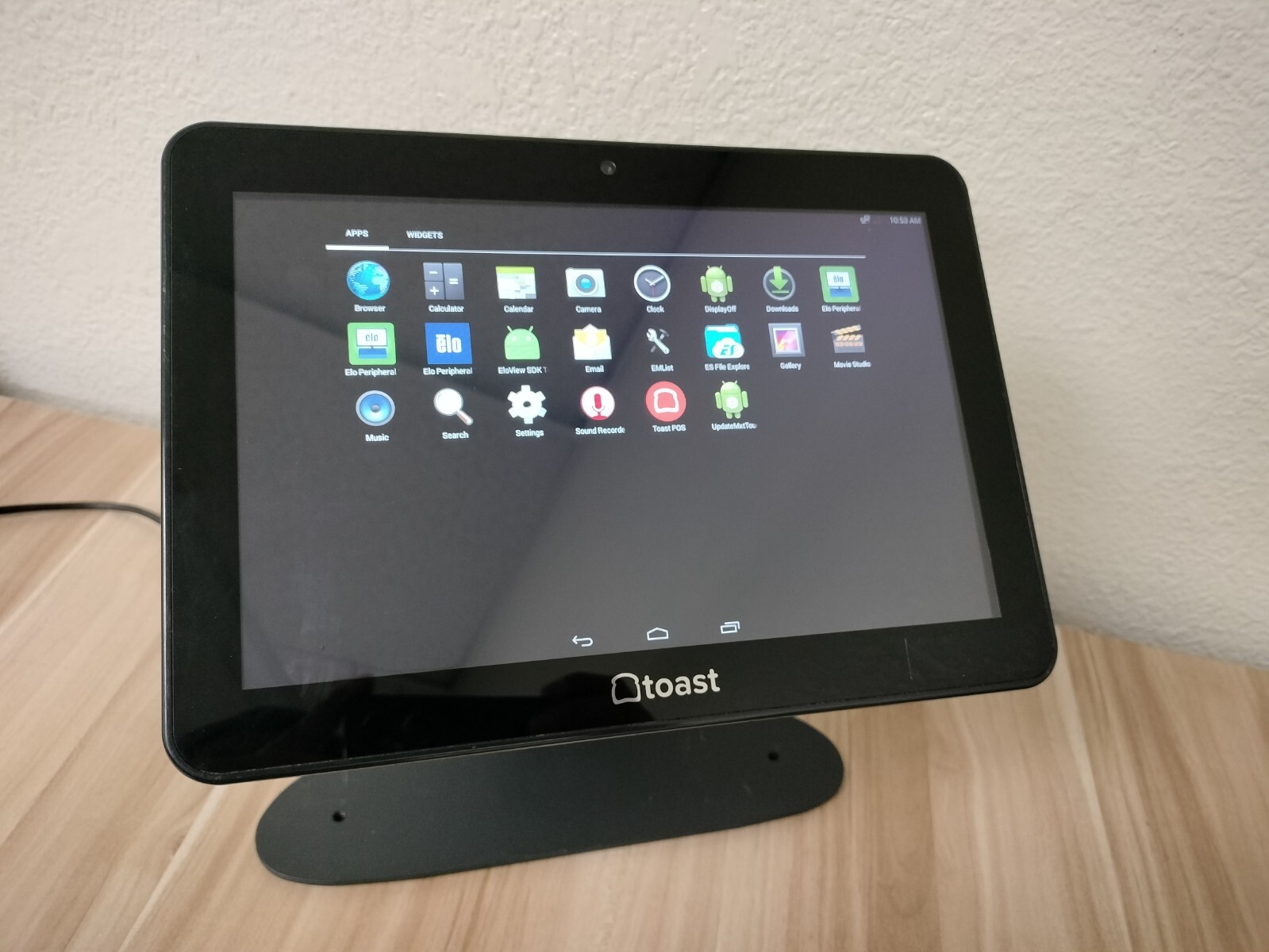 ELO Toast ESY10i1B 10" Touchscreen (ANDROID 4.4.2) POS System*READ DESC*