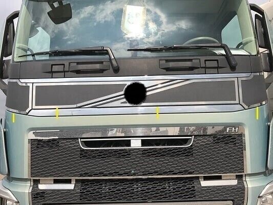 4-pcs Stainless Steel Top Grill Covers for VOLVO FH4 2013-2021 truck decoration