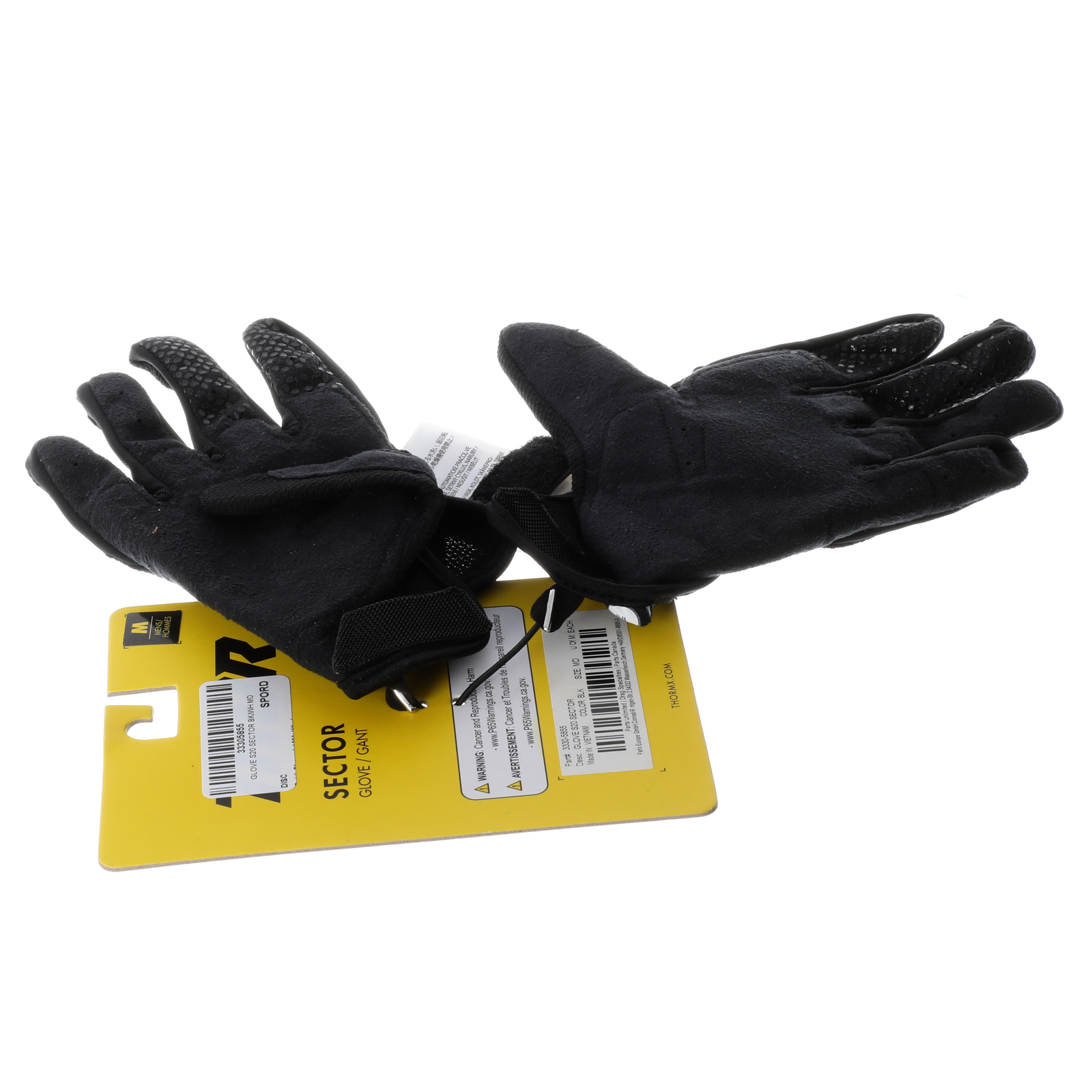 Genuine Thor Black Sector Gloves Medium Sizes NEW 3330-5855 3330-5855
