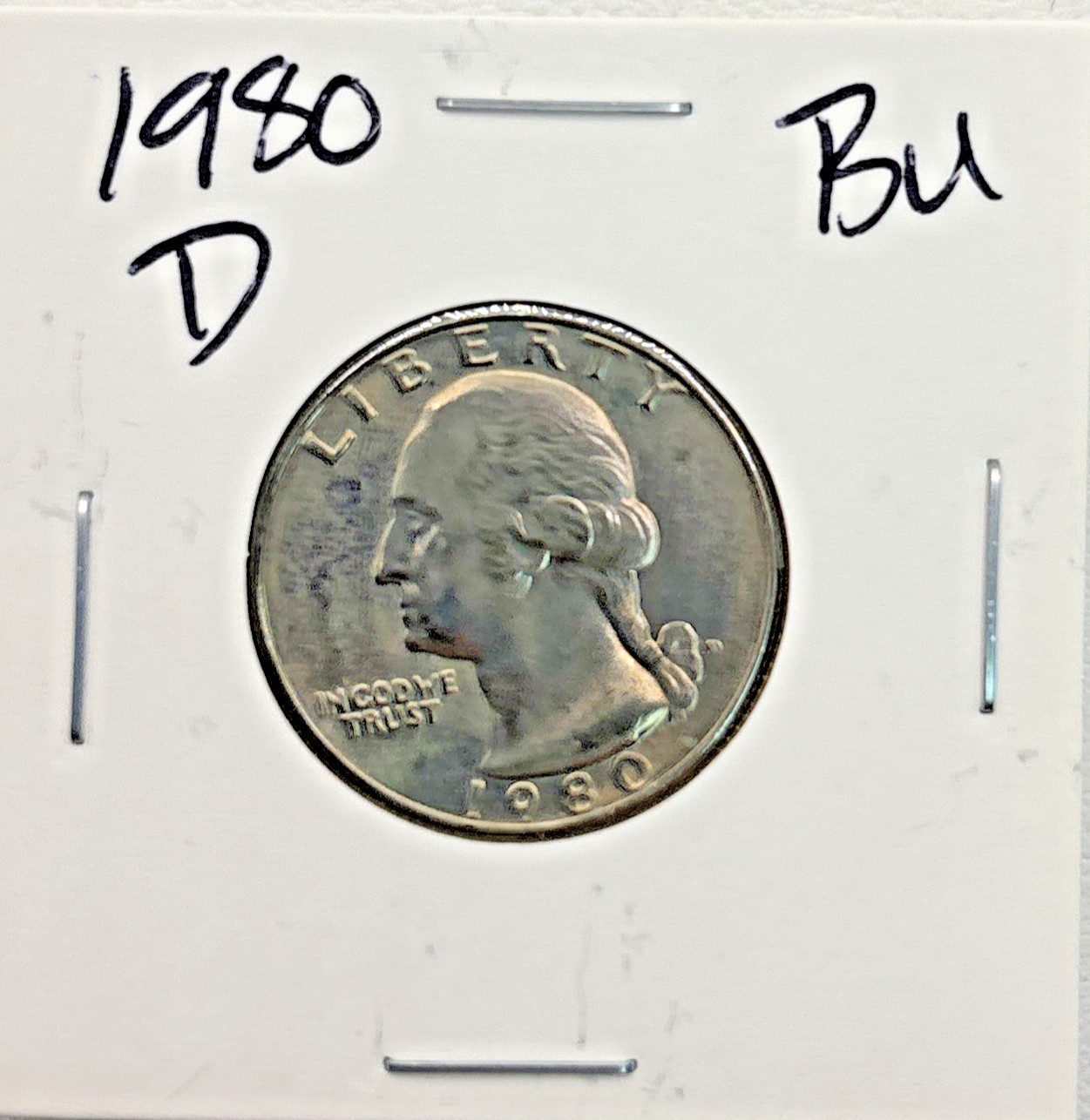 1980-D Washington Quarter BU (Brilliant Uncirculated) Denver Mint