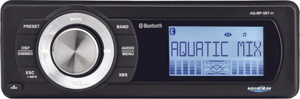 Aquatic Av 94-1300 AQ-MP-5BT-H BLUETOOTH MP3 MEDIA PLAYER W/ AM/FM RADIO