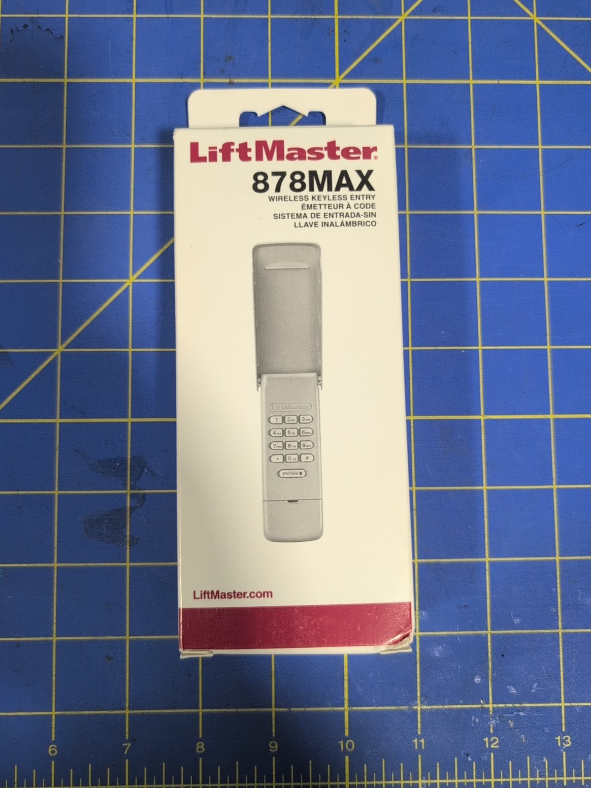 LiftMaster 878MAX Garage Door Keypad Wireless and Keyless Entry System