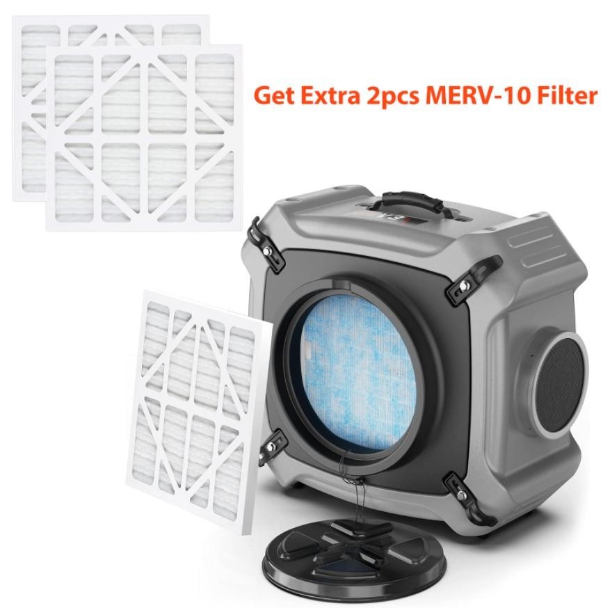 Abestorm Filteair HEPA V3 550 CFM Air Scrubber Cleaner Purifier 10 Year Warranty