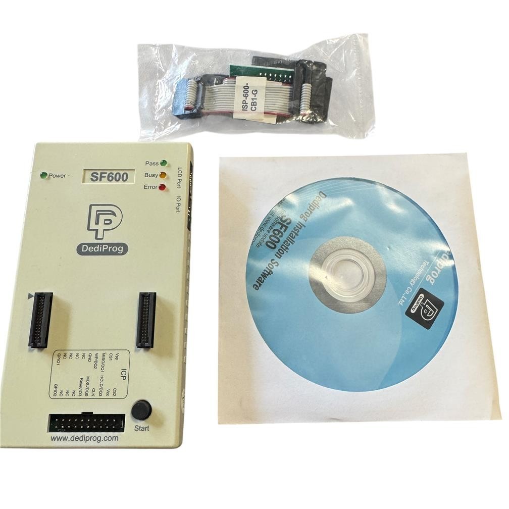 Dediprog SF600 SPI Flash Programmer + adapters And Software