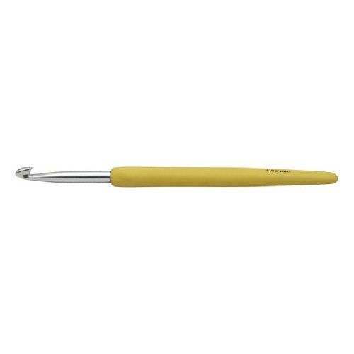 Knitter's Pride ::Waves Silver Hook with Colorful Soft Feel Handle 5.00 mm:: H-8