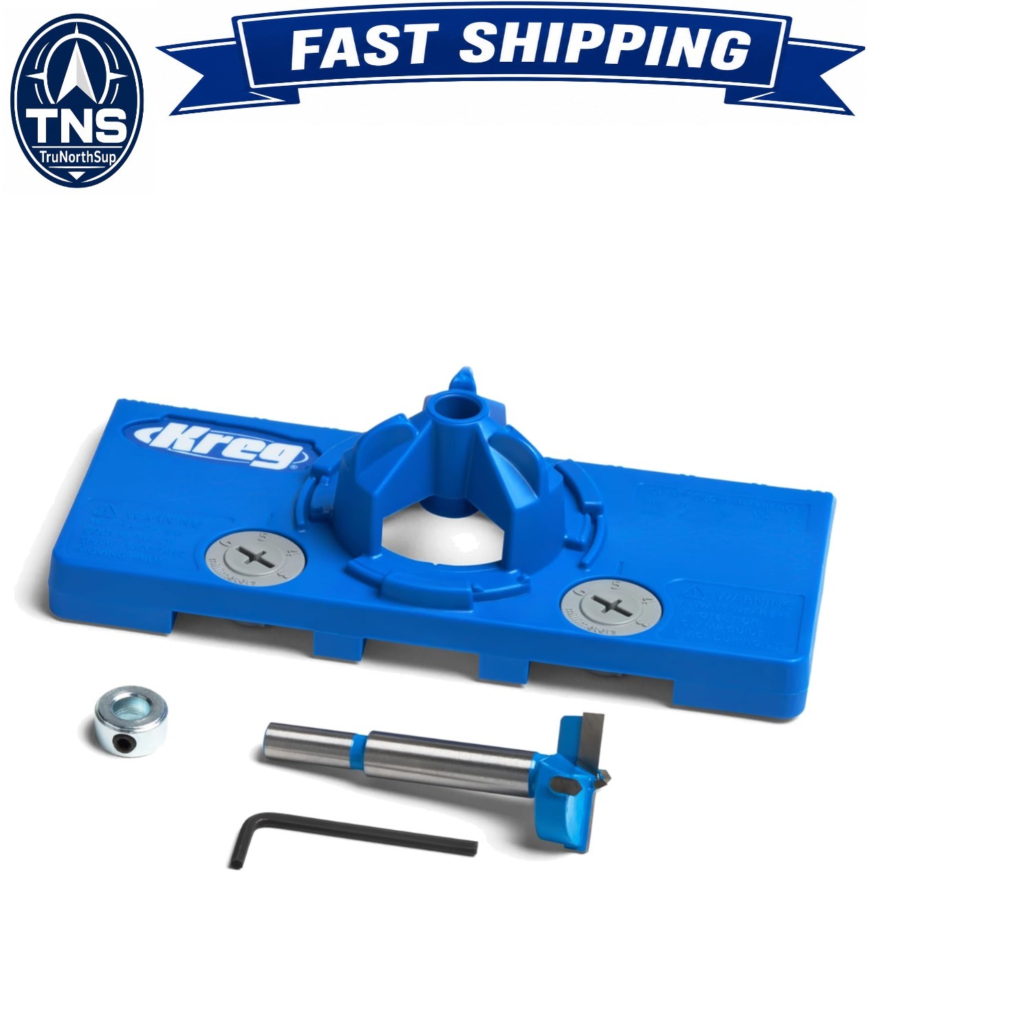 KHI-Hinge Concealed Hinge Jig 35mm Cup Drilling Tool for Cabinet Doors Blue