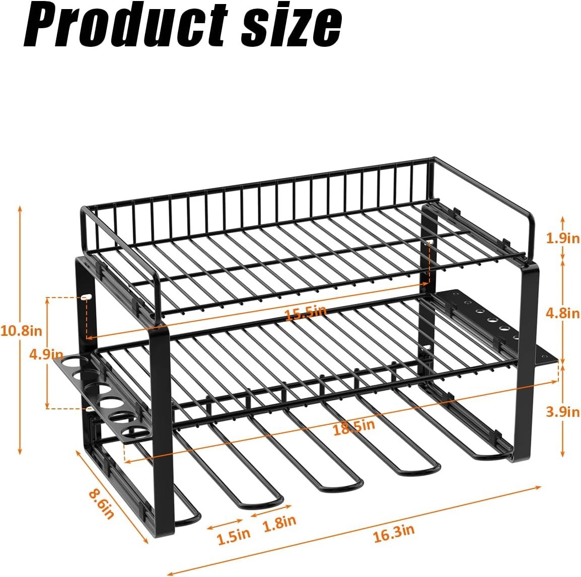Power Tool Organizer Holder Wall Mount Style Power Tool Drill as Heavy Duty Tool