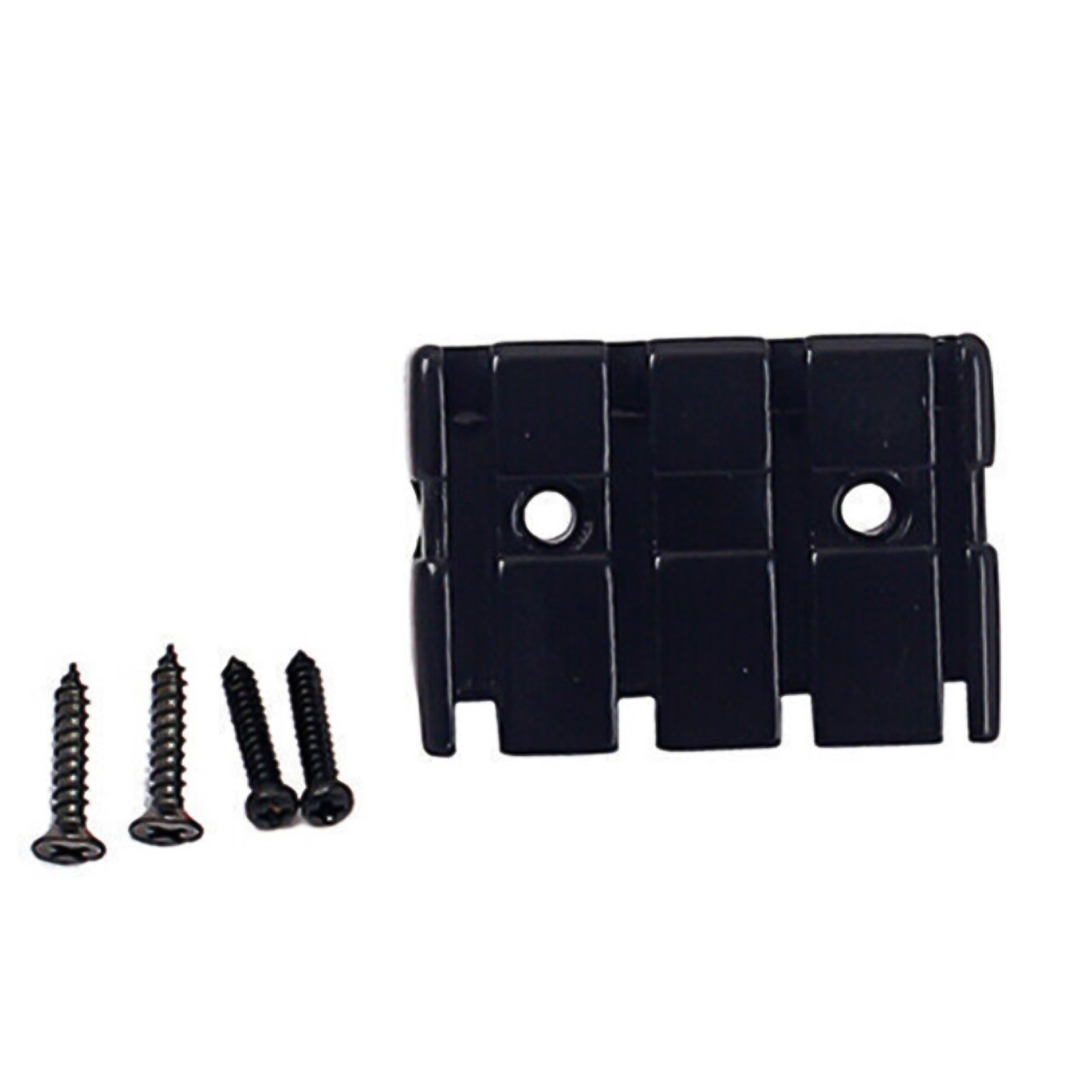 39mm Alloy 4-string Headless Electric Guitar String Locking Nut Set with Screw