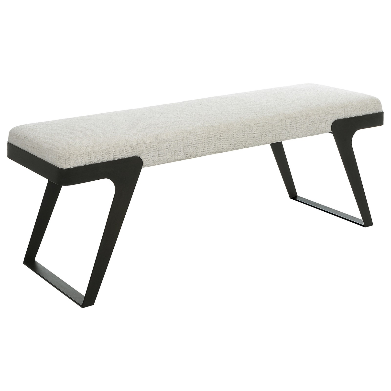 Uttermost 23758 Hover 53"W Bench - White
