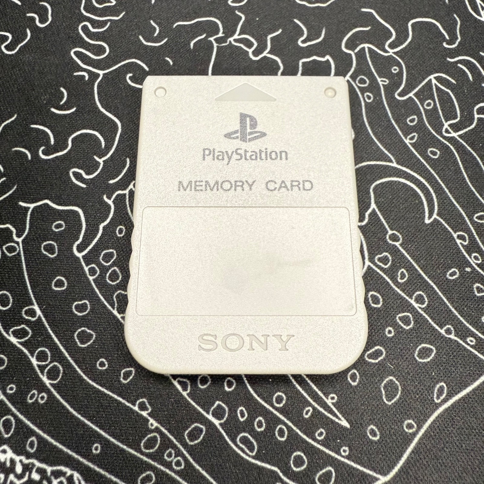 Sony PS1 Original OEM Memory Card SCPH-1020 – Gray (Tested & Working)