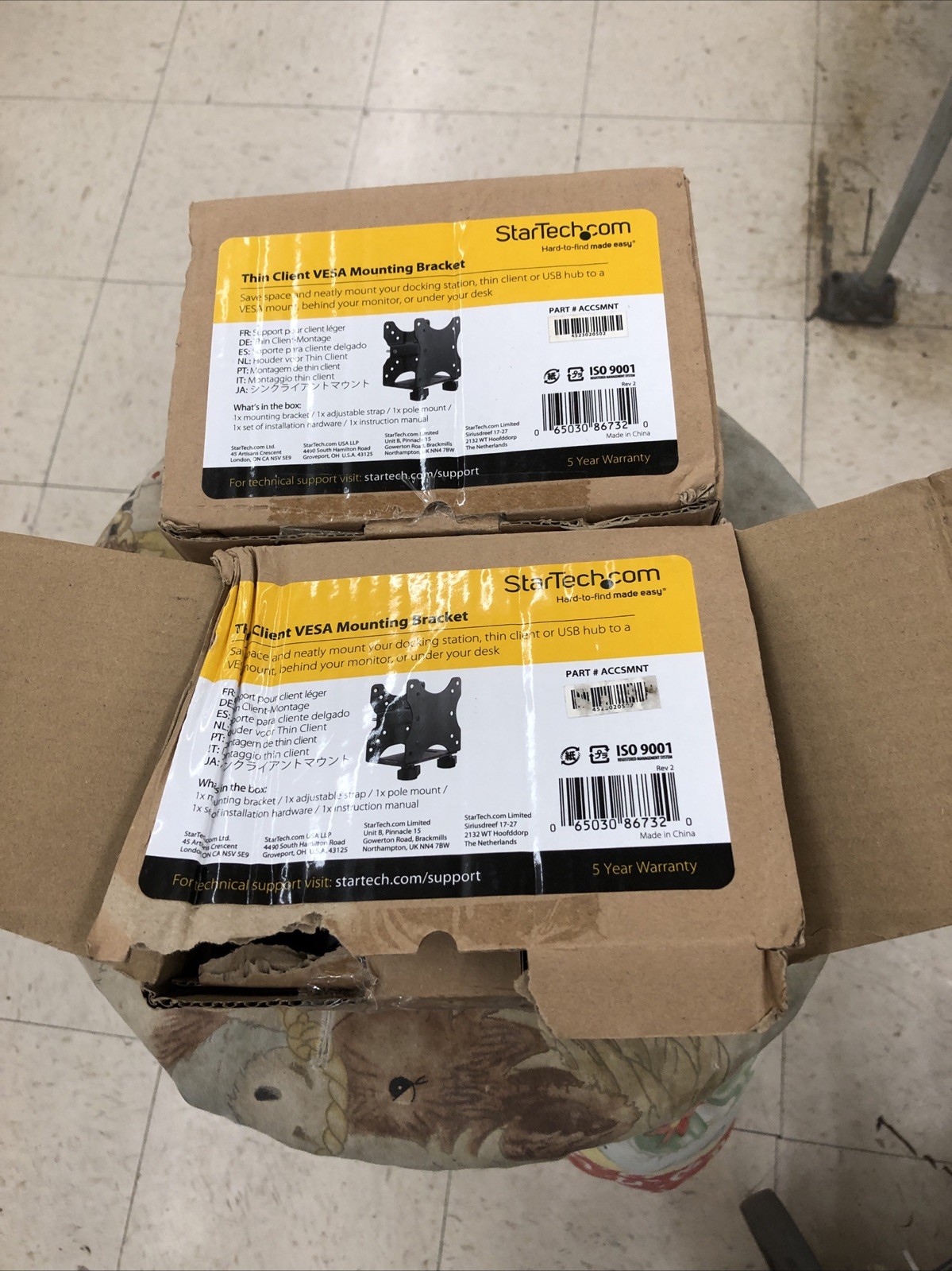 ONLY ONE NEW STARTECH (HARD-TO-FIND MADE EASY) THIN CLIENT VESA MOUNTING BRACKET