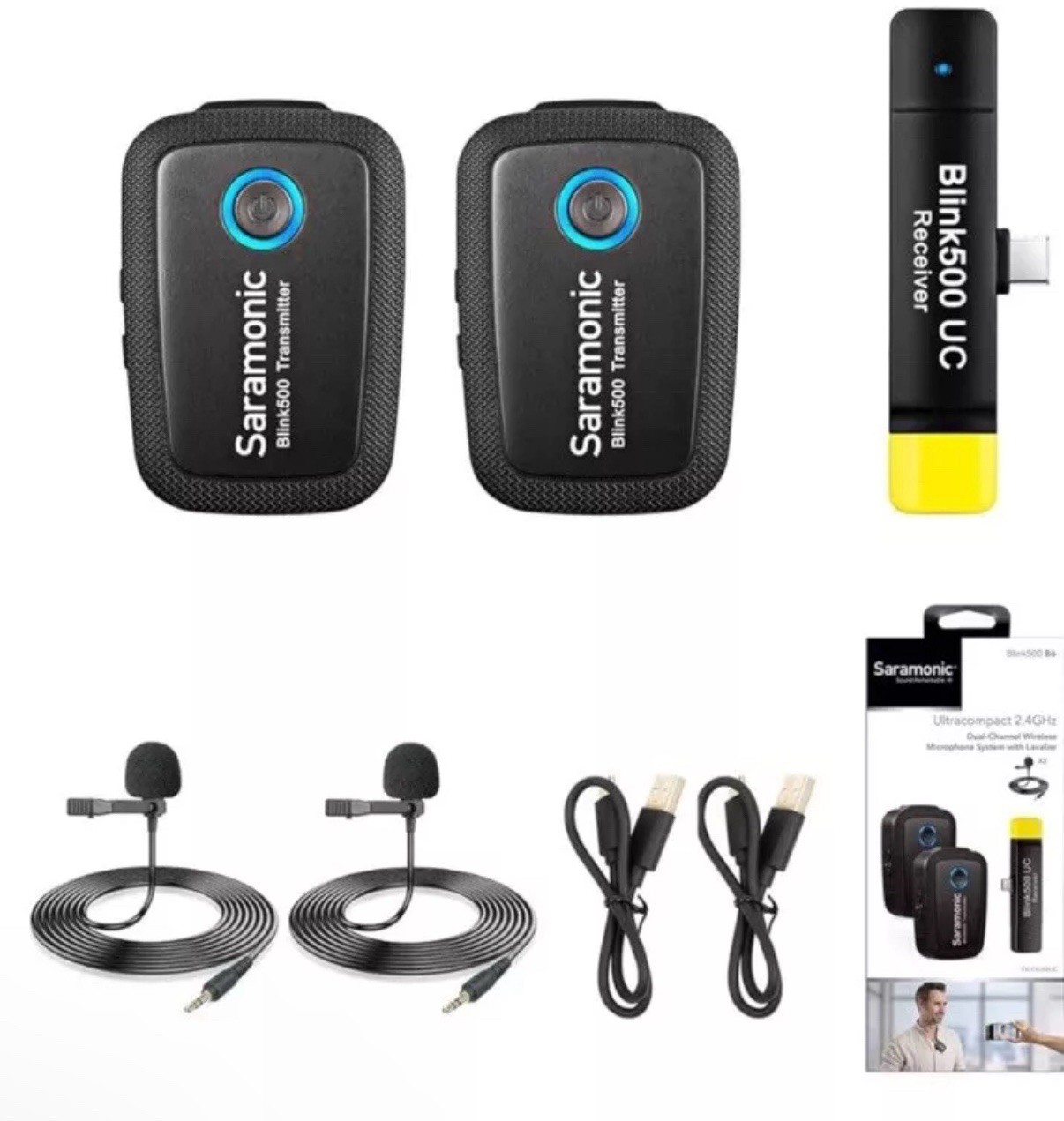 Saramonic Blink 500 B6 2-Person Digital Wireless Omni Lavalier Microphone