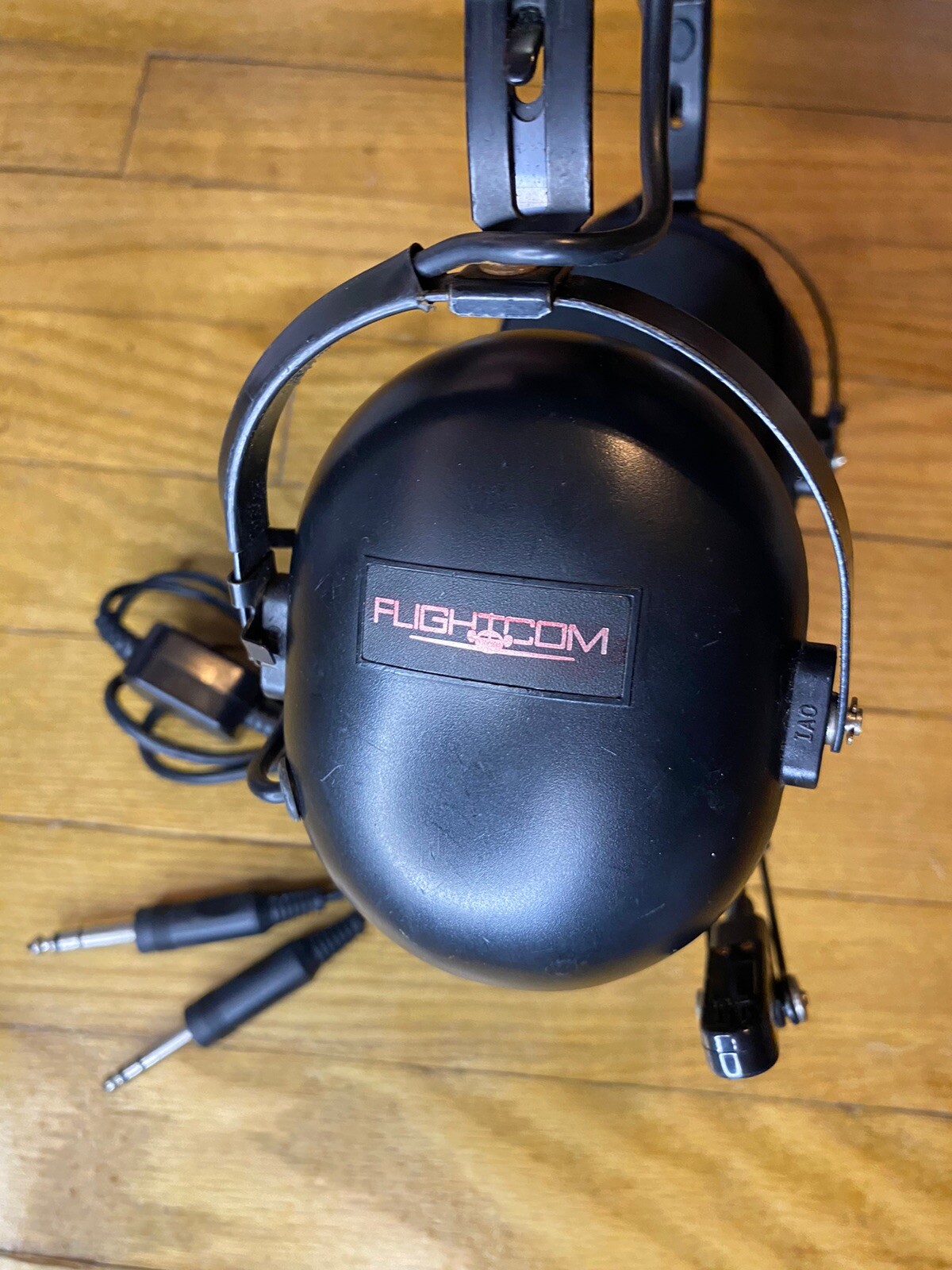 Vintage Flightcom Blackhawk Model 5DX Aviation Headset 1179