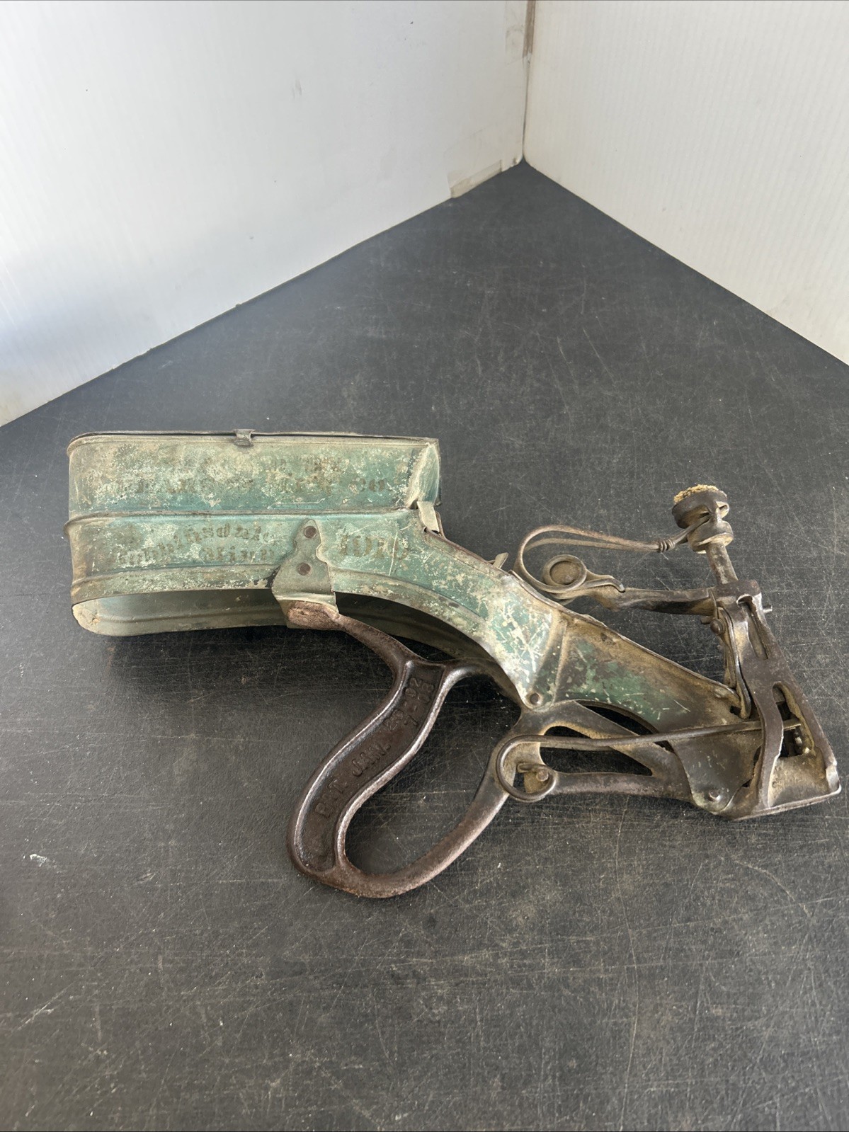 Antique Pearson's Nailer Nail Gun Hammer Nailing Patented Tool Pat 1892 1908