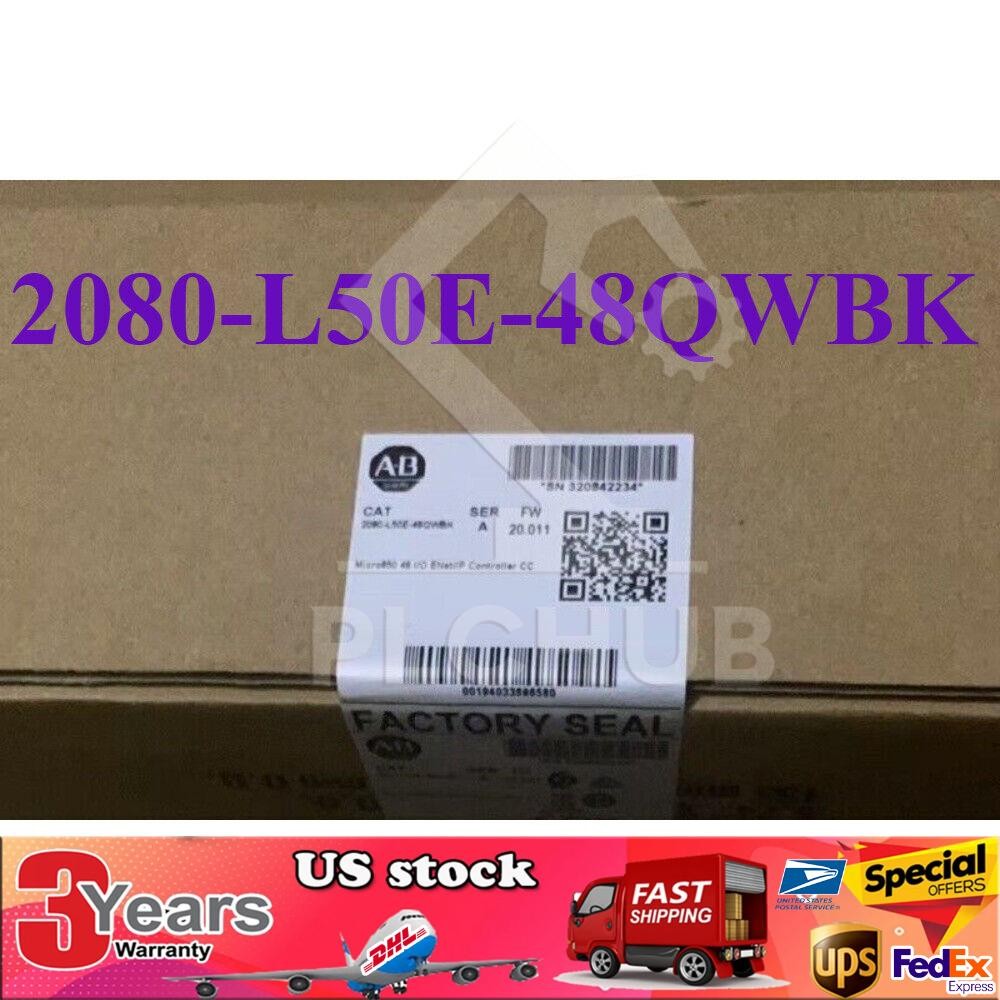 NEW AB 2080-L50E-48QWBK Micro850 48 I/O EtherNet/IP Controller Free Shipping USA