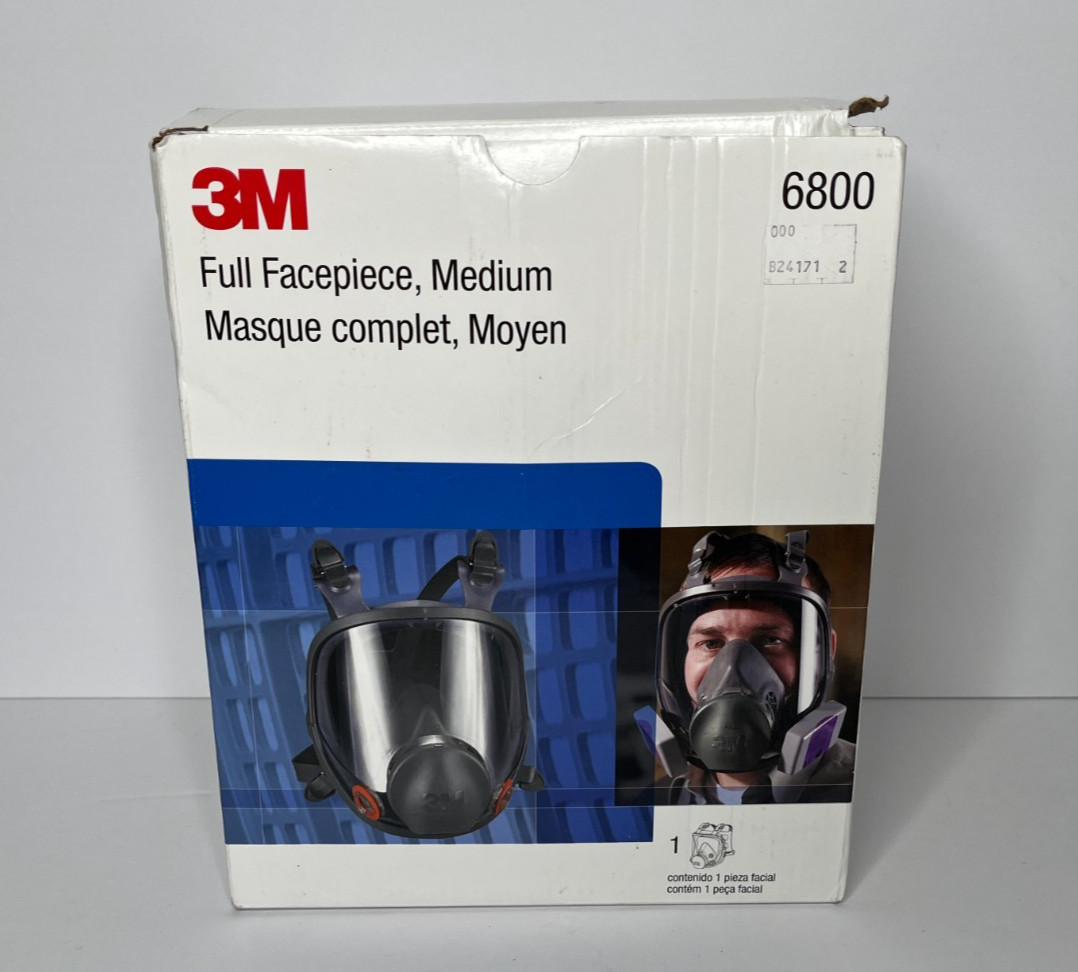 3M 6800 Full Facepiece Reusable Respirator Protection MEDIUM
