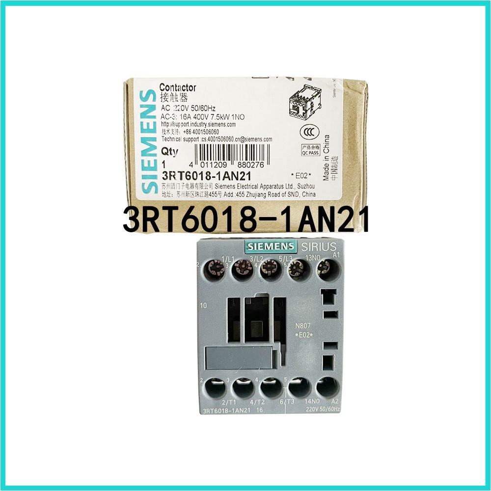 New SIEMENS Contactor 3RT6018-1AN21 3RT6018-1AN22 3RT6017-1AN21 3RT6017-1AN22