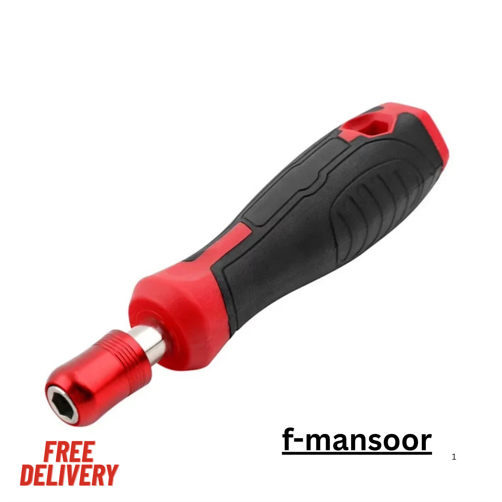 1Pc 1/4'' Hex Screwdriver Handle Magnetic Screw Driver Bits Holder Self-Locking