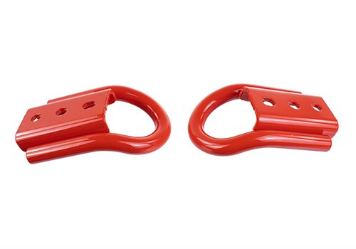 Red Rear Tow Hook Pair for Ford Bronco 2021-2024