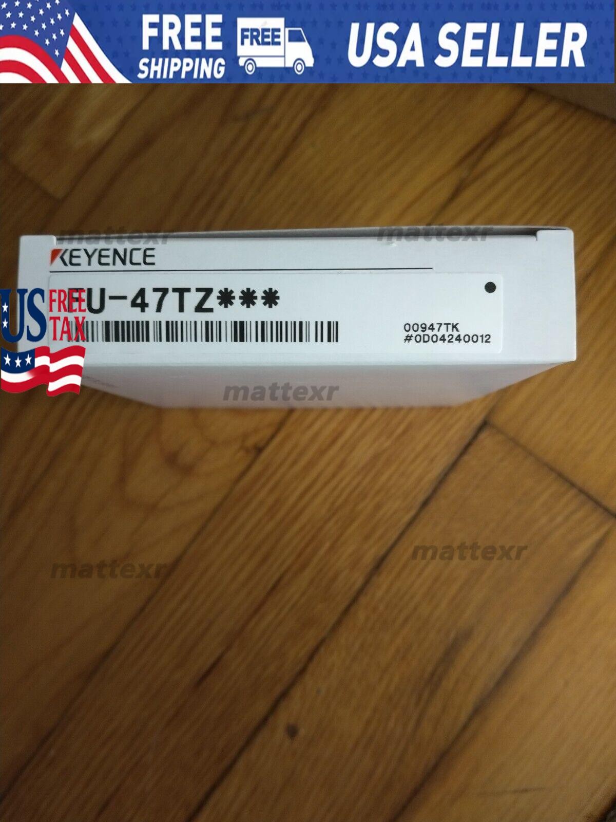 New In Box Keyence FU-47TZ Fiber Optic Sensor Switch FU47TZ Cable