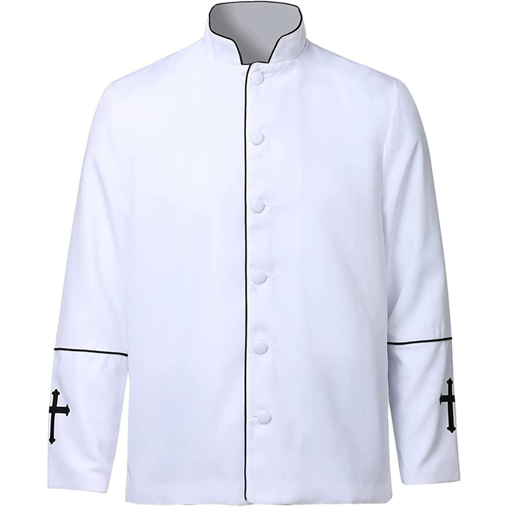 Clergy Men's Coat Men's Priest Jacket Pastor Preacher Minister Clerical Jacket