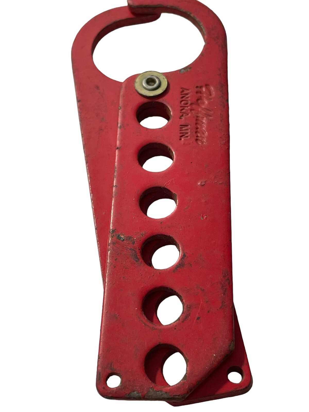 Hoffman Safety Lockout Less Chain Red Tool