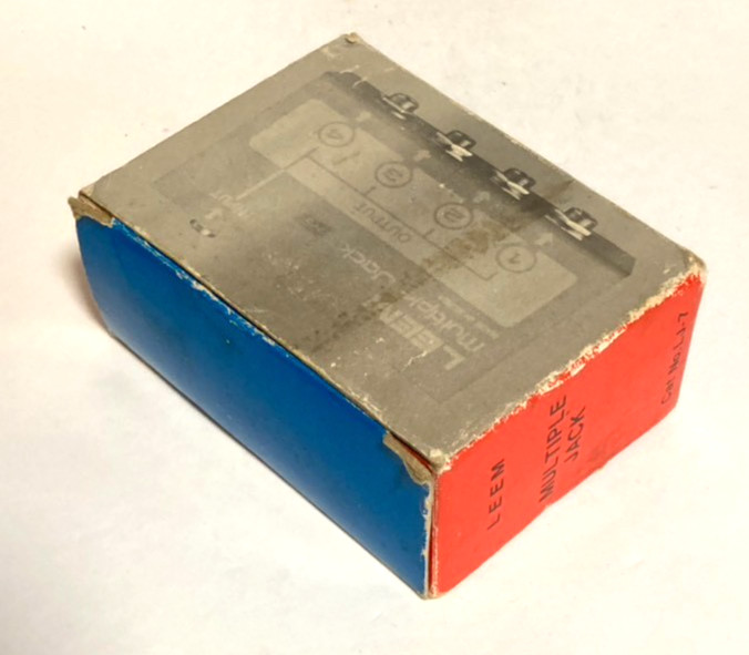 [W/box] LEEM LJ-7 Multiple Jack Convenient conversion box From Japan Free Ship
