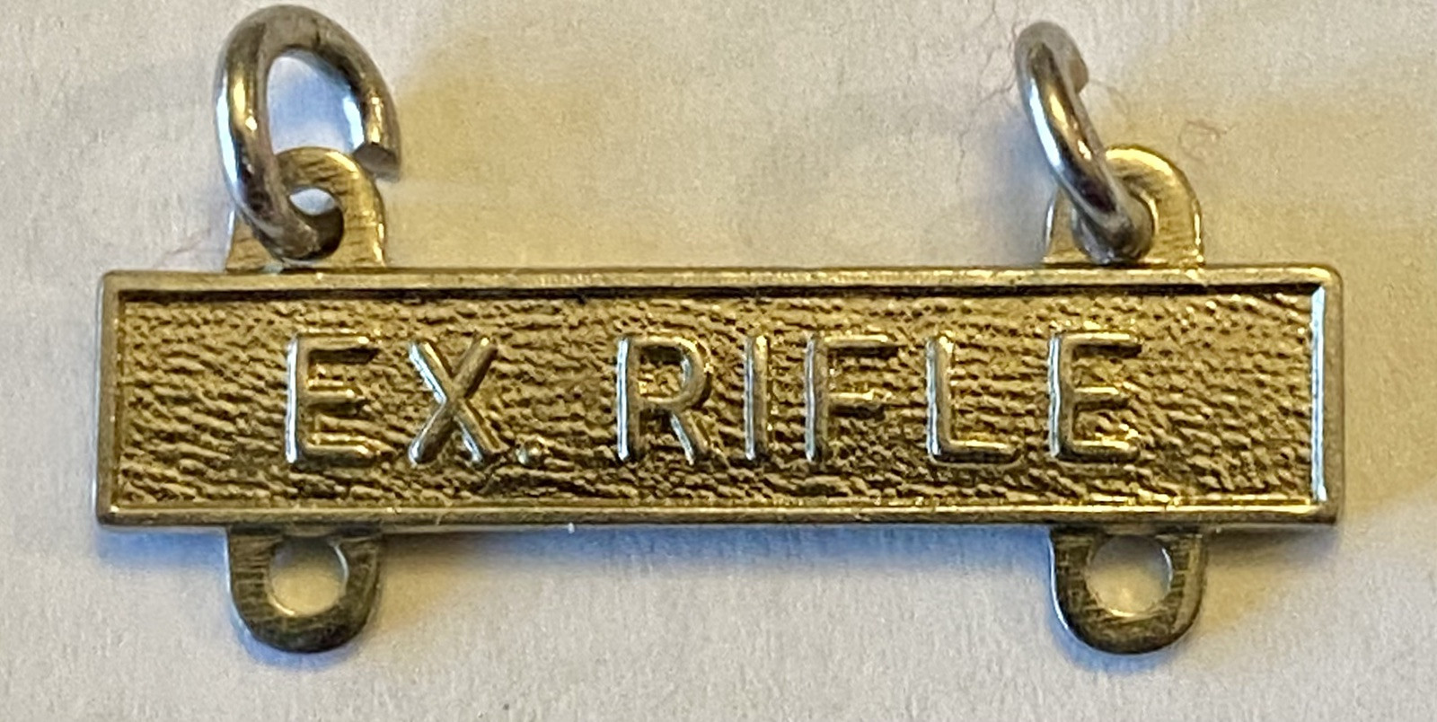 EX. RIFLE Qual Bar for Marine Corps Basic Qualification Badge USMC Weapons