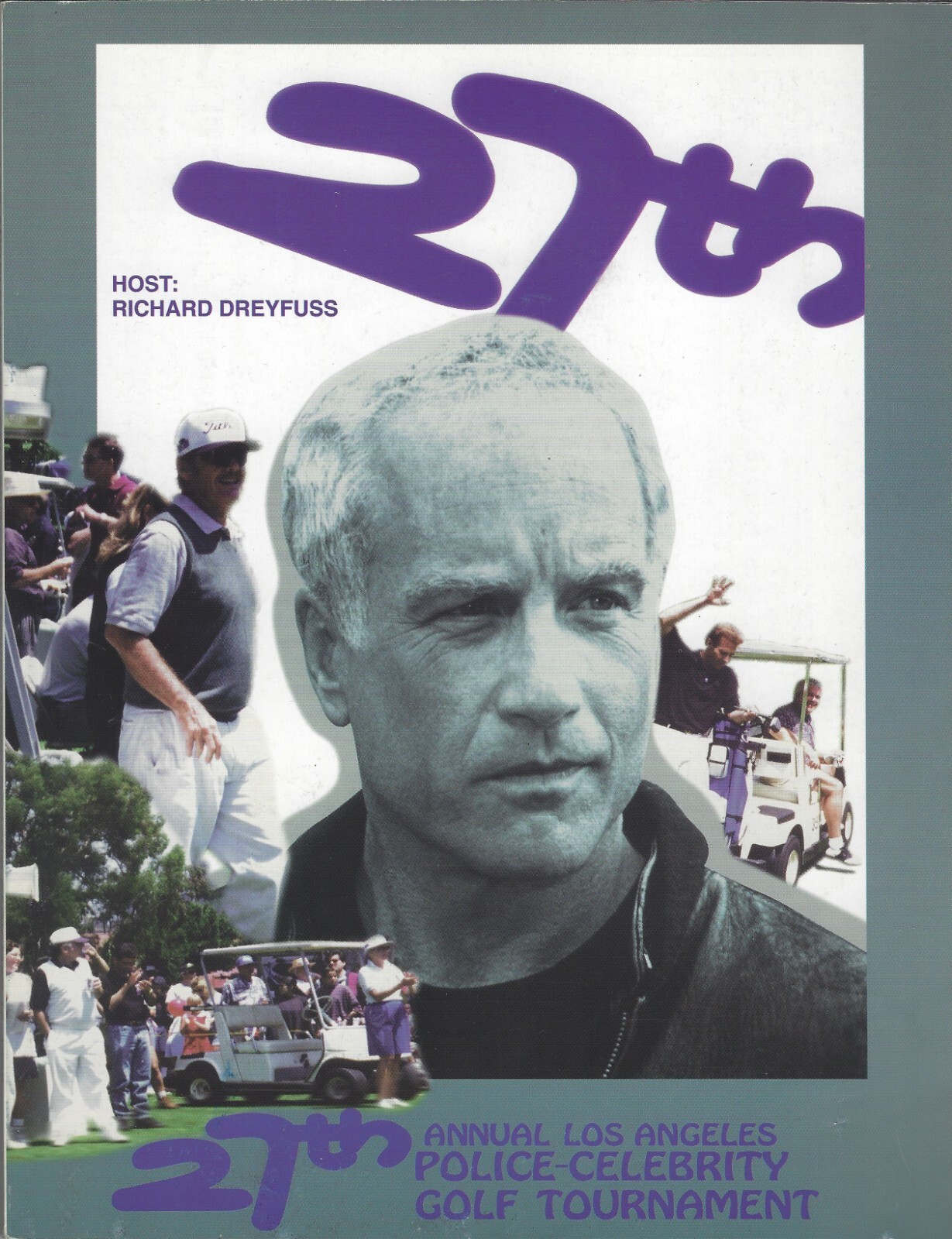 RICHARD DREYFUSS  Police-Celebrity Golf Tournament Program 1998