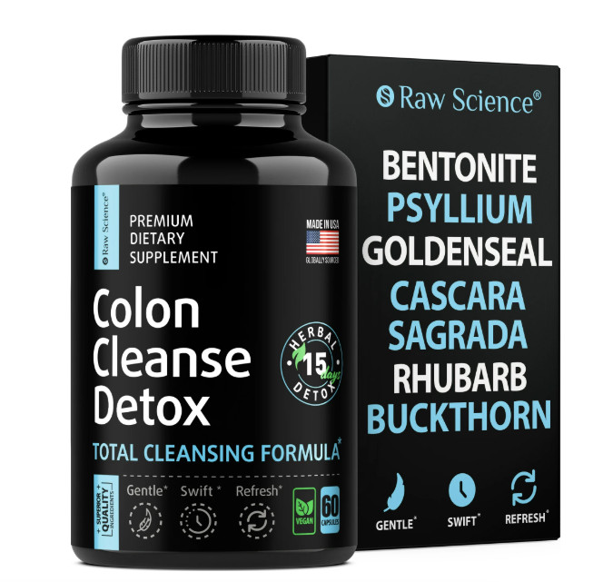 Raw Science | Colon Cleanse Detox Pills 60ct
