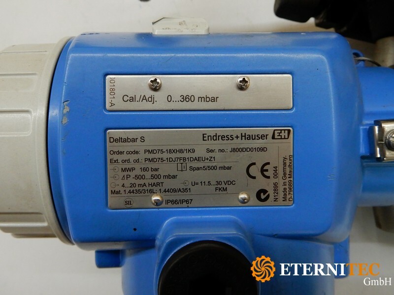 Endress + Hauser Deltabar S PMD75-18XH8/1K9