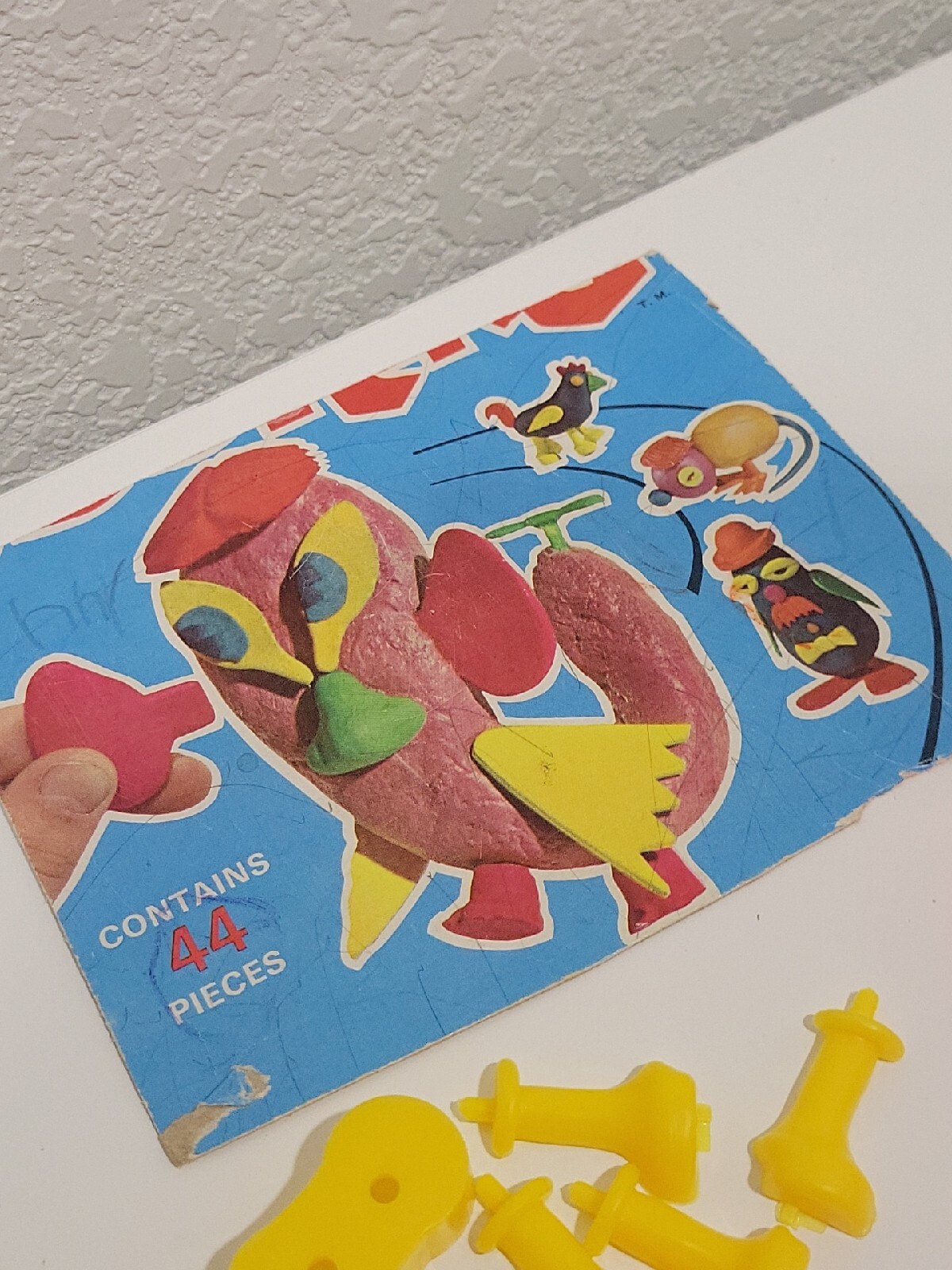 Vintage 1967 PLAY DOH ODDKINS playset *missing one ear