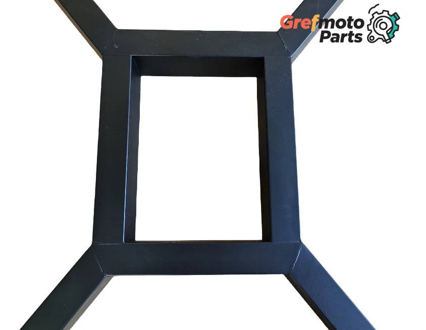 Grefmoto Pair 28" X-Shaped Metal Table Legs DIY Office & Dining Table Legs