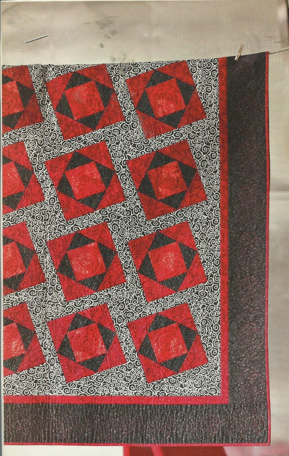 B0140  RED ALERT   QUILT PATTERN/INSTRUCTIONS