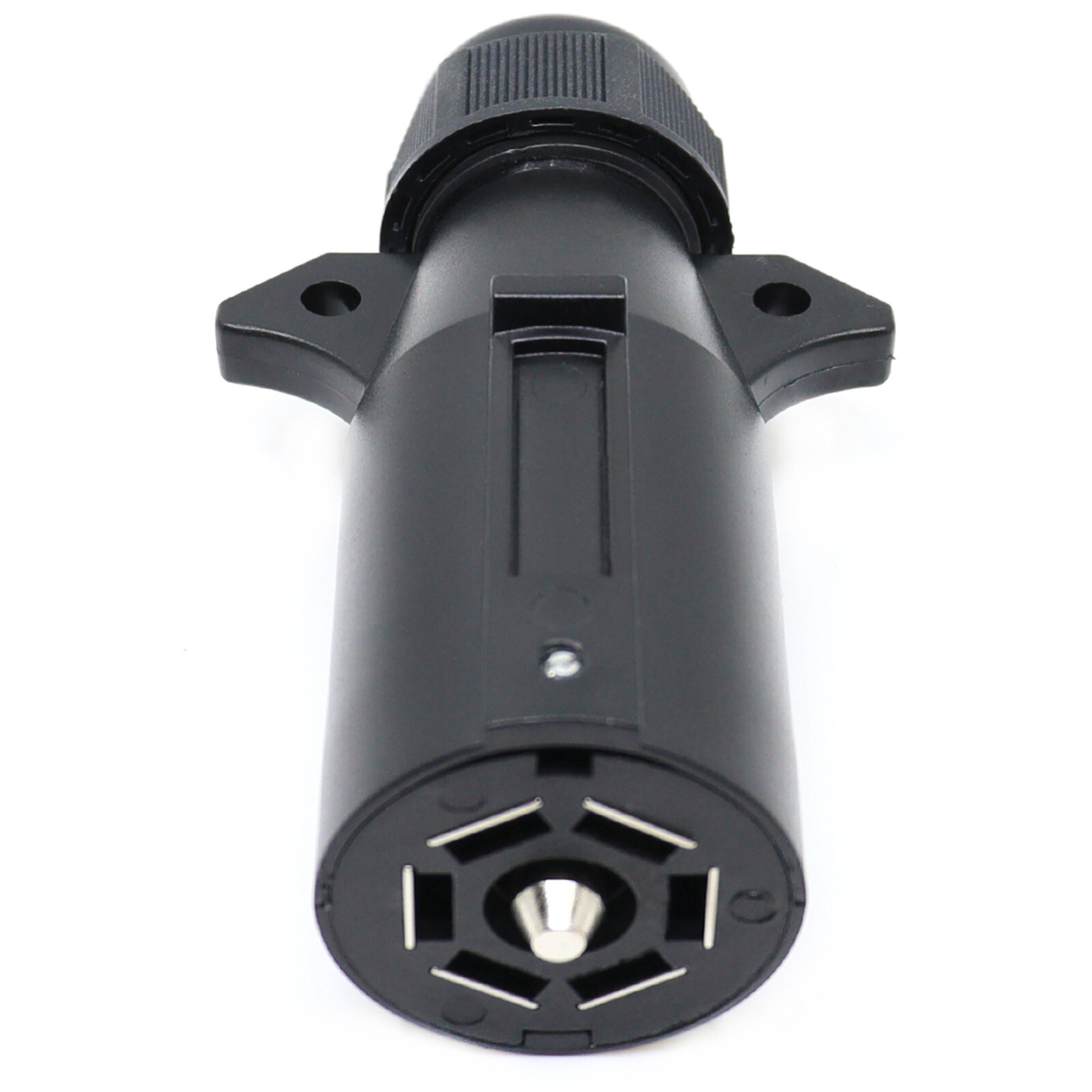 Replacement 7 Way Trailer Plug Waterproof 7 Pole RV Blade Trailer Side Connector